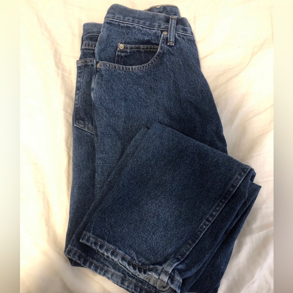 Wrangler Men’s Dark Wash Denim Jeans Size 34 x 32